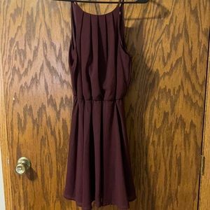 Maroon dress
